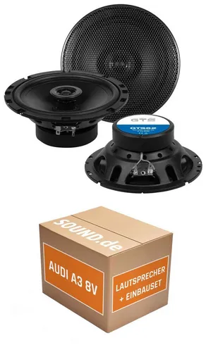 JUST SOUND best choice for caraudio Lautsprecher Seitenteil hinten Crunch GTS62 für Audi A3 8V 2/3 türig Auto-Lautsprecher (90 W, 16 cm)