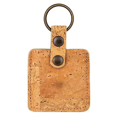 musegear Schlüsselfinder Bluetooth in edler Kork-Tasche – für iOS & Android