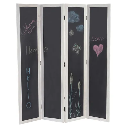 Paravent Tafel-AM, Raumteiler mit Tafelfunktion - Paravents & Raumteiler, vielseitig einsetzbar mit doppelter Tafelfläche zum Beschriften, ideal für kreative Räume und Bürogestaltung.