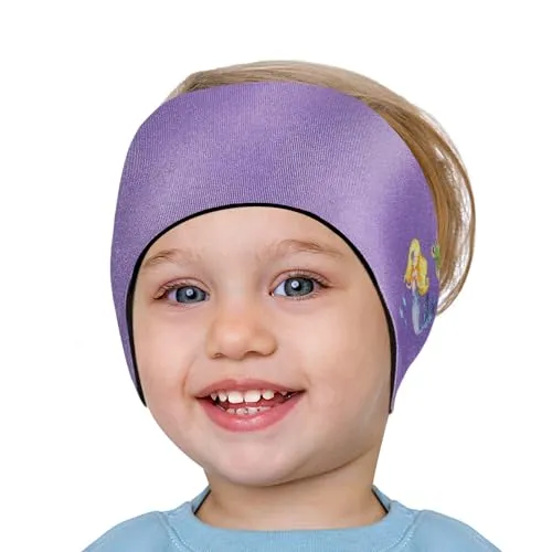 HeySplash Schwimmen Stirnband Kopfband, Ohren Schutz Neopren Band mit Hohe Elastizität und Klettverschluss Schwimmband Ohrenband für Kinder Erwachsener Schwimmen Surfen Wasserski- S, Lila