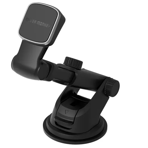 SILVER MONKEY Magnetische Smartphone-Halterung Armaturenbrett/Scheibe Saugnapf