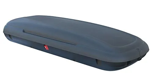Dachbox CA480L Carbonlook + Alu Dachträger VDP für Opel Kadett E
