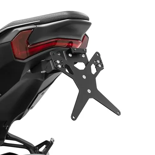ZIEGER Kennzeichenhalter X-Line für Kawasaki Z900 - Hochwertiger Kennzeichenhalter für Kawasaki Z900, sportliches Design, stufenlos verstellbarer Neigungswinkel und keine TÜV-Eintragung erforderlich.