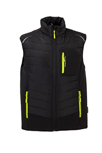 Planam Stretchline Winterweste schwarz Gr. 4XL - Herren Jacke, wind- und wasserabweisend, ideal für kalte Tage und Outdoor-Aktivitäten.