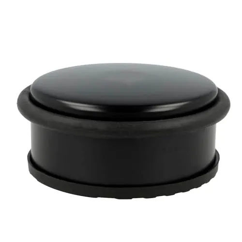 DESIGN Türstopper Schwarz klein 45mm hoch Massiv