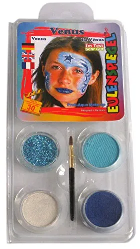 EULENSPIEGEL Profi Aqua Makeup Venus 6 Teile