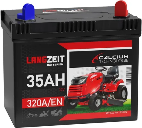 Langzeit Rasentraktor Batterie 12V 35Ah