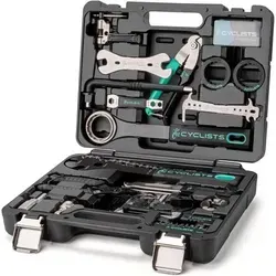 Fahrrad Reparaturset Werkzeugkoffer Reifen Tragekoffer 27 Teilig