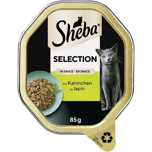 Sheba Schale Selection in Sauce Kaninchenhäppchen 85gx22