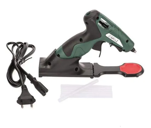 GLOREX Heißklebepistole kabellos grün - Heißklebepistole für kreative Projekte, kabellos und handlich für flexibles Arbeiten ohne Einschränkungen.