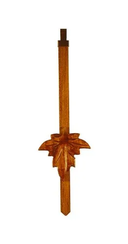 August Schwer Kuckucksuhren Pendel handgeschnitzt 9.0401.01