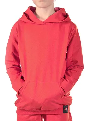 KMISSO Mädchen Kapuzen Pullover Hoodie 30322 Rot 164