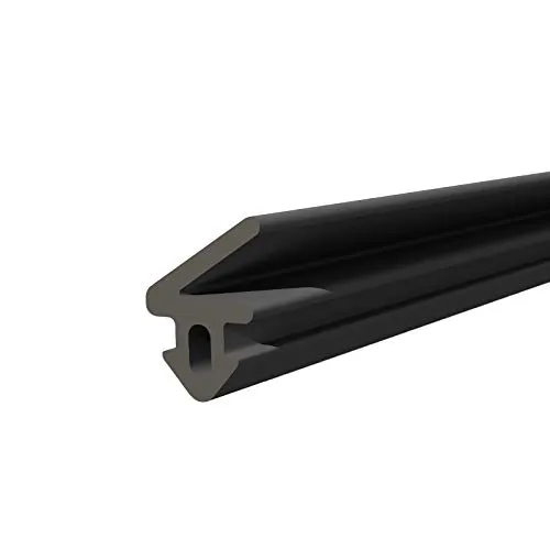 Produktbild DQ-PP Fensterdichtung S-1125 – 1 Meter – Schwarz – PVC & Gummidichtung für Fenster und Türen