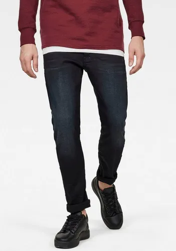 G-STAR RAW Herren 3301 Slim Jeans - Moderne Slim Fit Jeans mit schmaler Taille, die vorne tief sitzt und hinten normal hoch ist. Eng anliegend vom Oberschenkel bis zum Saum, ideal für einen stylishen Look.