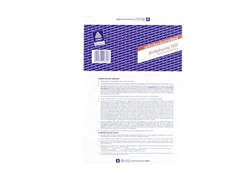 Zweckform Kaufvertrag 2880 für gebrauchtes Kfz - Praktischer Kaufvertrag für den privaten Verkauf eines gebrauchten Fahrzeugs. Selbstdurchschreibend mit 4 Blättern und hilfreichen Tipps für Käufer und Verkäufer.