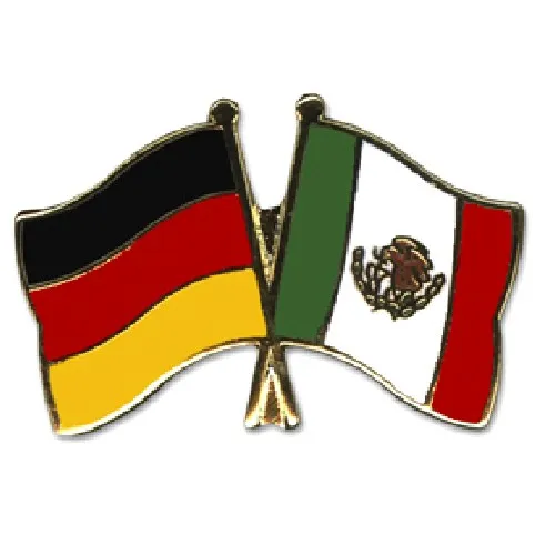 Freundschaftspin Deutschland-Mexiko von Everflag