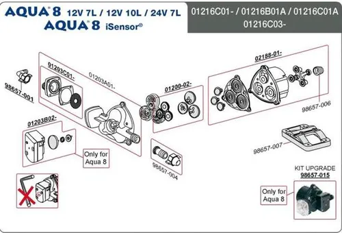 Fiamma Aqua 8 Verteilerdeckel inkl. Filter