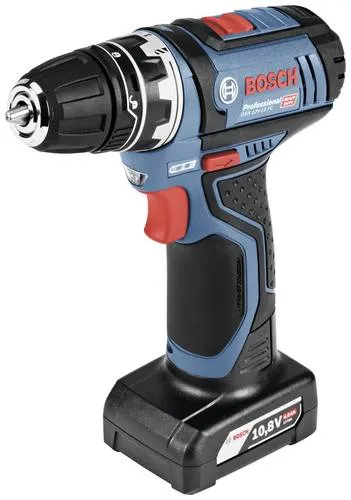 Bosch Professional MP GSR 12V-15 FC Akku-Bohrschrauber - Akkuschrauber mit 12V Li-Ion Technologie, inklusive 2. Akku für längere Einsatzzeiten und vielseitige Anwendungen.