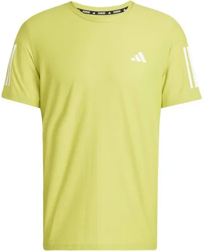 adidas Own The Run Tee - Laufshirt XL in Gelb - Sportshirt für Männer, atmungsaktiv und stretchig, ideal für Roadrunning und sportliche Aktivitäten. Hochwertiges Material für höchsten Tragekomfort.