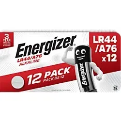 Energizer Knopfzelle Alkaline LR44 Alkaline 1.5 V 12 Stück von Energizer