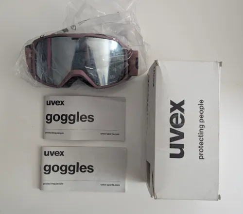UVEX ELEMNT FM FULL MIRROR Skibrille - Schneebrille für Unisex Kinder, ideal zum Skifahren und Snowboarden. Mit verspiegelten Gläsern (UV400) für optimalen UV-Schutz und stylischem Design.
