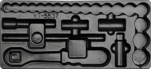Yato Schubladeneinsatz Schubladeneinsatz 385x175x41mm für 1/2?-Werkzeugsatz, 24-teilig (1 St., Schubladeneinsatz 385x175x41mm für 1/2?-Werkzeugsatz, 24-teilig)