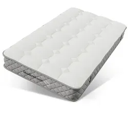 Kaltschaummatratze 90x200 cm mit 7-Zonen-Taschenfederkern - Ergonomische Matratze mit 7-Zonen-Technologie für gezielte Unterstützung und optimalen Schlafkomfort. Der atmungsaktive Kaltschaum sorgt für ein angenehmes Schlafklima. Ideal für alle Schlafpositionen. Lieferung in praktischer Vakuumverpackung.