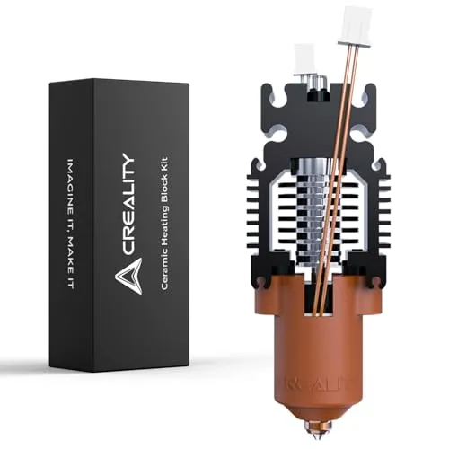 Creality Verbessertes Ender 3 V3 SE KE Keramik Heizblock Kit mit Schnellwechseldüse, 3D-Drucker Hotend Kit Unterstützt 300 °C Hohe Temperaturen und 600 mm/s Schnelles Drucken für Ender 3 V3 SE/KE