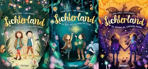 Lichterland Band 1-3 mit exklusivem Postkartenset - Fantasy für Kinder: Erlebe die Abenteuer in Lichterland und erhalte ein exklusives Postkartenset als besonderes Extra!