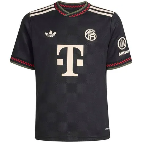 ADIDAS Kinder Trikot FC Bayern 25/26 Ausweichtrikot - Trikots für Kinder, aus weichem Doppelstrick-Material für optimalen Tragekomfort und mit stylischem Design, inspiriert vom Marienplatz in München.