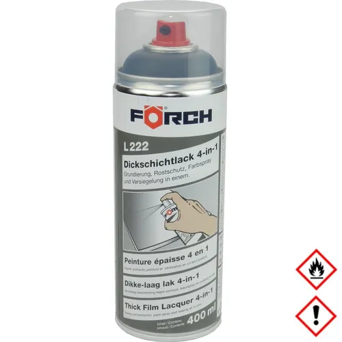Profi Dickschichtlack Förch 4-in-1 RAL 7016 Anthrazit 400ml L222