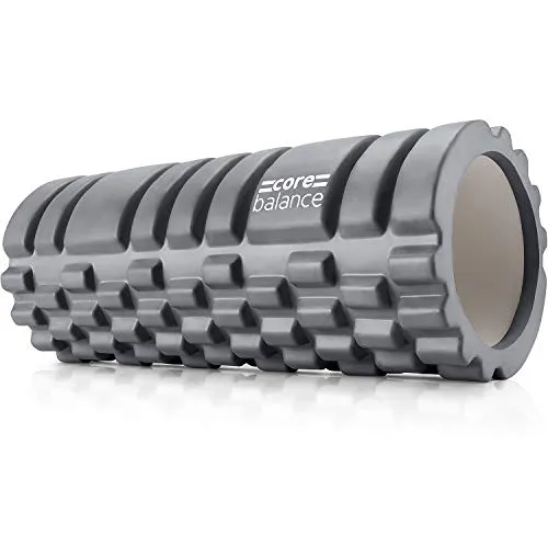 Core Balance Faszienrolle Rücken Wirbelsäule und Ganzkörper für Tiefengewebemassage - Texturierter Sport Foam Roller zur Massage von Triggerpunkten - Faszienrolle Wirbelsäule für Fitness, Gym, Physio