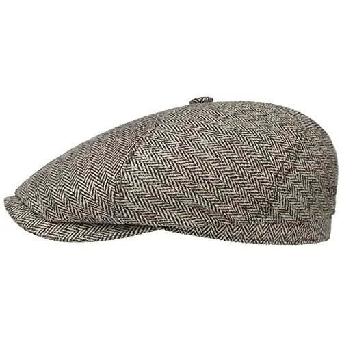 Stetson Milner Flatcap Herren - Schirmmützen für Herren mit 100% Seide, hoher UV-Schutz und ganzjährig tragbar – ideal für stilbewusste Männer.