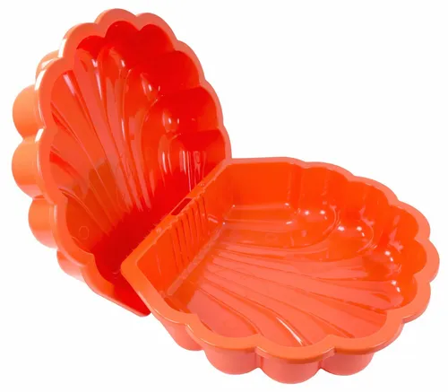 Sandkastenmuschel Planschbecken - Der ideale Buddelkasten für Kinder - Kunststoff Sandkasten und Planschbecken in einem, perfekt für Spielspaß im Freien und an heißen Tagen!