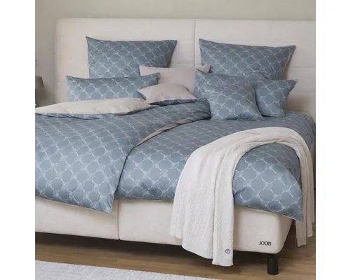 JOOP Bettwäsche Cornflower Double Kissenbezug 40x80 cm in blau von JOOP!