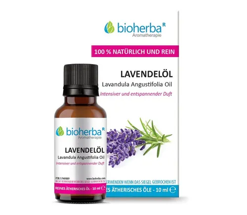 BIOHERBA R Pflege-Set Lavendelöl Reines ätherisches Öl 10 ml