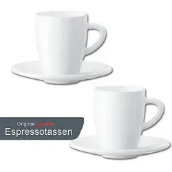 JURA Espressotassen 2er-Set (66497) in schwarz von JURA