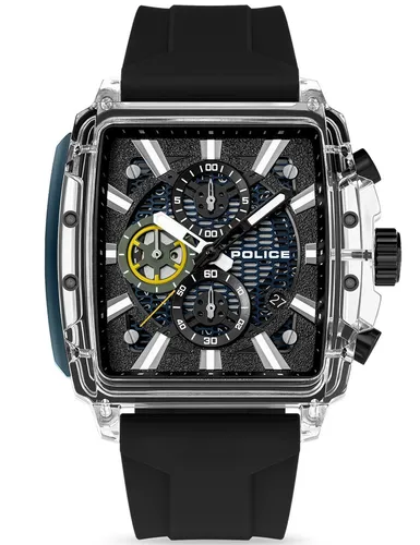 Police PEWGO00776X0 Herrenuhr Clout Set Chrono Limited Edition 43mm - Armbanduhren - Limitierte Edition mit Chronographen-Funktion, wasserdicht bis 5 ATM und modernem Design für stilbewusste Herren.