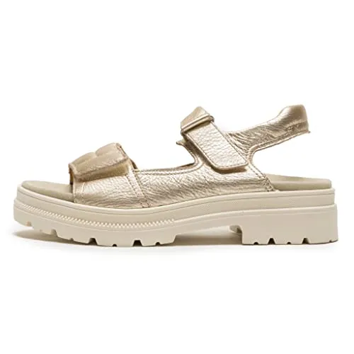 ara Damen Dover Sandal, Platin, 42 EU