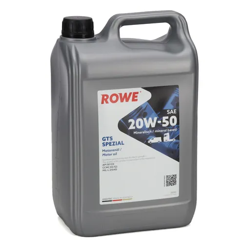 ROWE HIGHTEC GTS SPEZIAL SAE 20W-50 5l Motoröl von Rowe