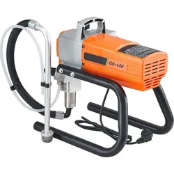 SucceBuy Pro 1800 W Airless-Farbspritzset, elektrische Pistole mit einstellbarem Druck, Rohr für Wände und Decken, Holz- und Metallfarbe