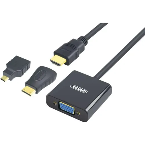 Produktbild Unitek Y-6355 Videokabel-Adapter HDMI VGA (HDMI, VGA, 17.70 cm) (Y-6355)