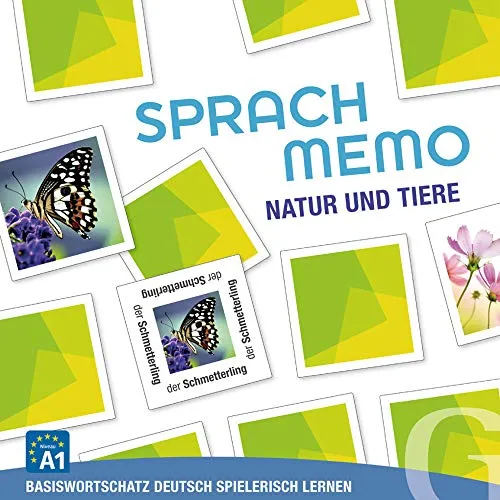 SPRACHMEMO Natur und Tiere: Basiswortschatz Deutsch spielerisch lernen / Sprachspiel