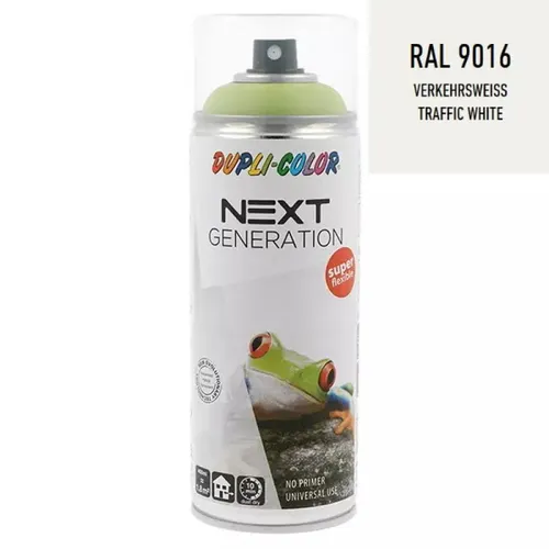 DUPLI-COLOR Sprühlack Next RAL 9016 verkehrsweiss glänzend 400 ml
