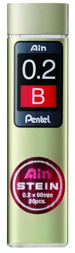 Pentel Fallminen B 0.2 mm schwarz C272W-B