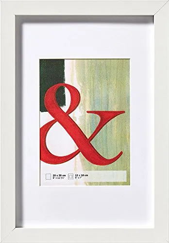 walther design Bilderrahmen weiss 13 x 18 cm Stockholm EA318W