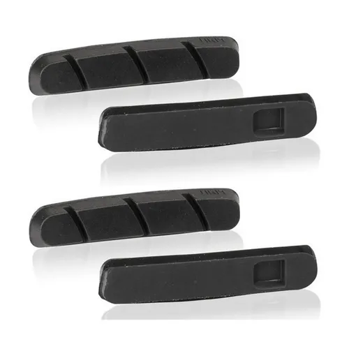 XLC BS-X08 Ersatzbremsgummi, 50 mm, passend für Campagnolo, schwarz (2 Paar)