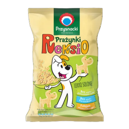 Przysnacki Prażynki Reksio lekko solone 95 g Przysnacki 5900073020231