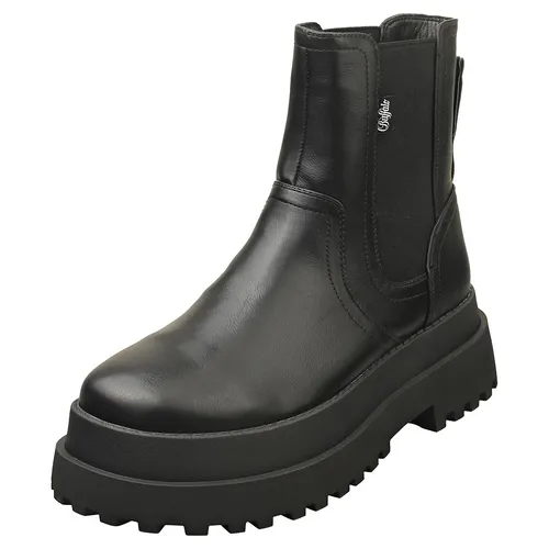 BUFFALO Damen Stiefeletten Pluto Chelsea in schwarz von Buffalo