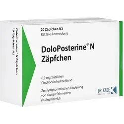 Produktbild Doloposterine N Zäpfchen 20 St